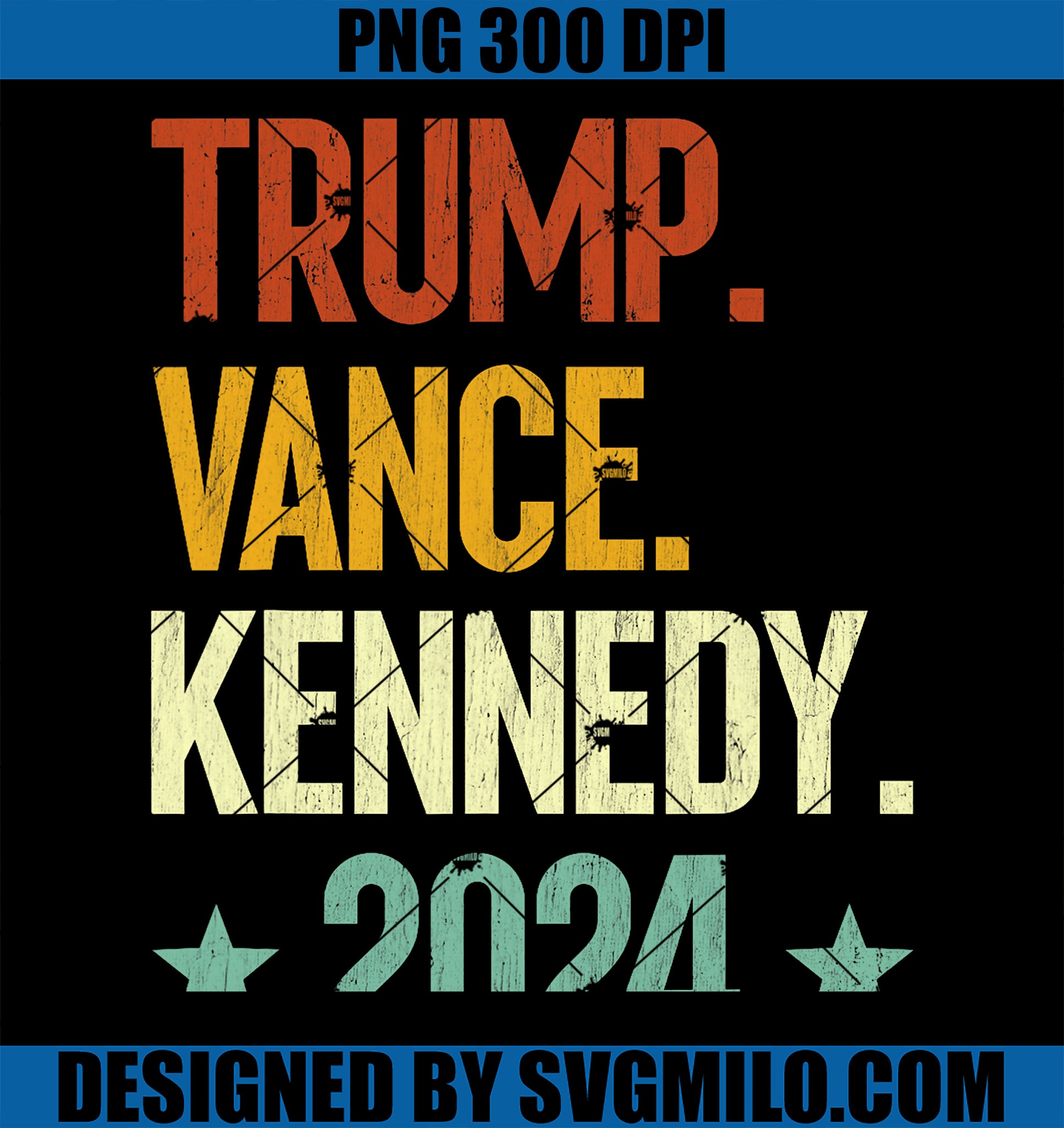 Trump Vance Kennedy President 2024 Election Republican PNG