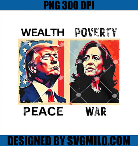 Trump Vs Kamala 2024 Wealth Poverty Peace Vote President PNG