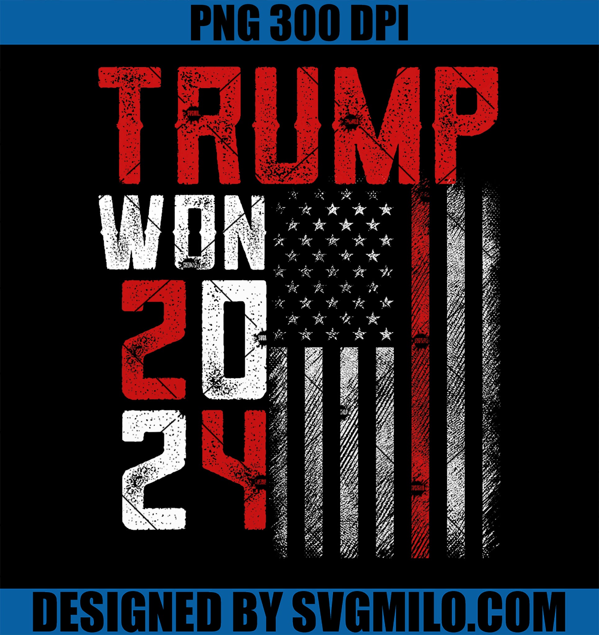 Trump Won 2024 PNG, Donald Trump Won 2024 Election Inauguration PNG