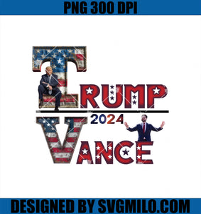 Trump Vance 2024 PNG, Trump Vance PNG