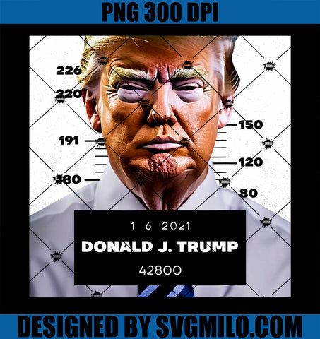 Trump's Mugshot PNG, Donald J Trump PNG