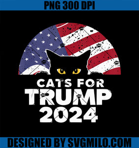 Trump for President PNG, Cats for Trump PNG