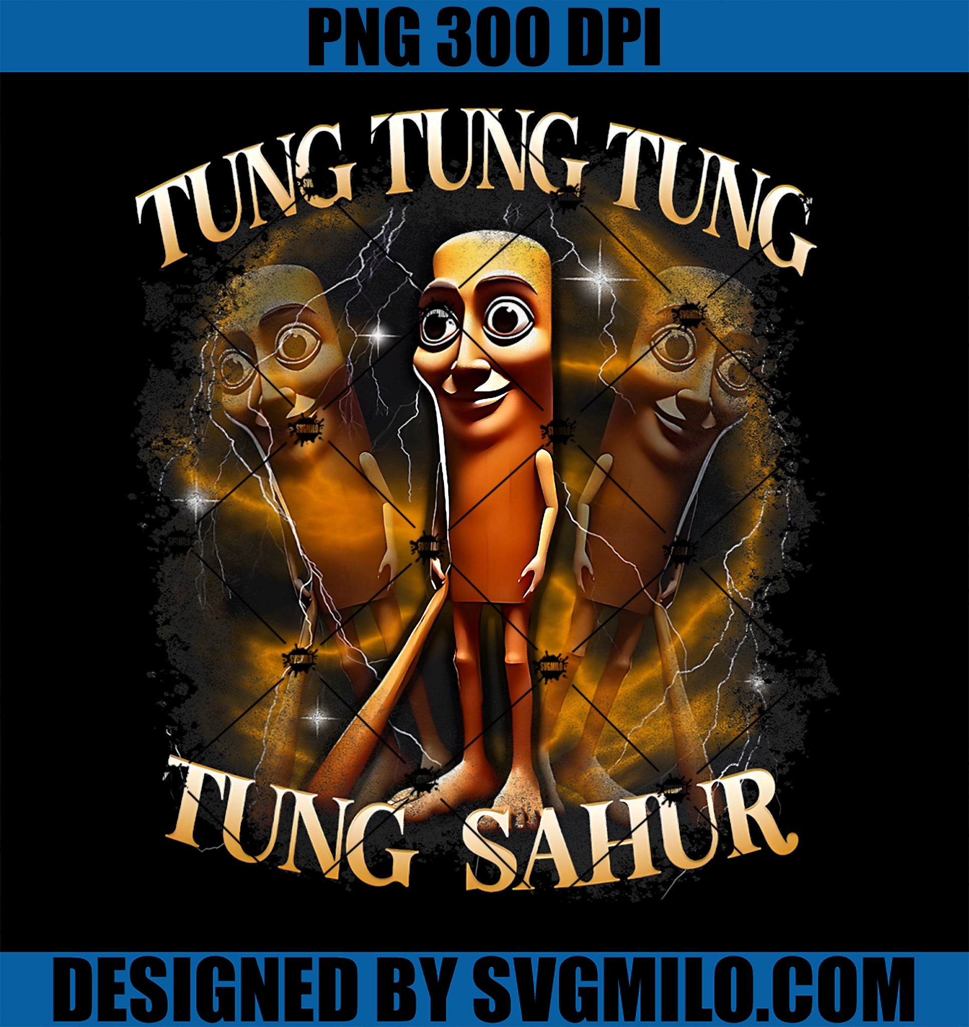 Tung Tung Tung Sahur PNG, Funny Meme Brainrot Humor Gen Z PNG