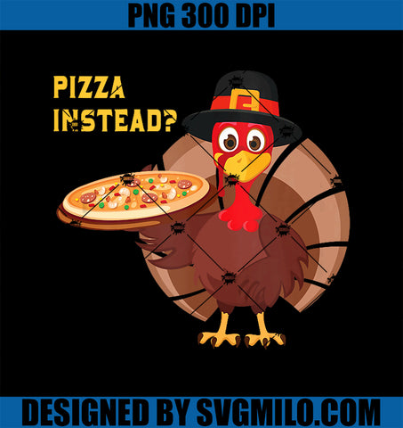 Turkey Let_s have Pizza Instead PNG, Funny Thanksgiving Dinner PNG