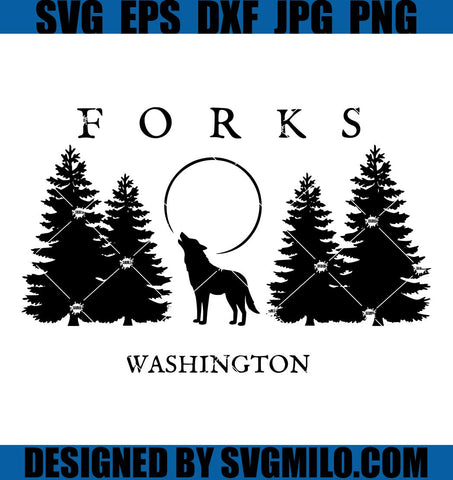 Twilight Inspired SVG, Forks Washington SVG