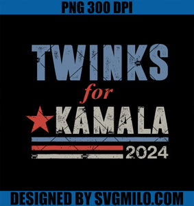 Twinks For Kamala Harris 2024 PNG