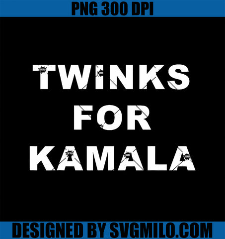 Twinks for Kamala 2024 LGBTQ+ Pride Support Kamala Harris PNG