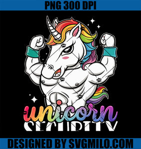 Unicorn Security Strong Magical Unicorn Strength Power PNG