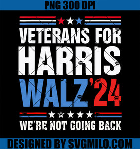 Veterans For Harris Walz 2024 Harris Waltz PNG, Harris Walz 24 PNG