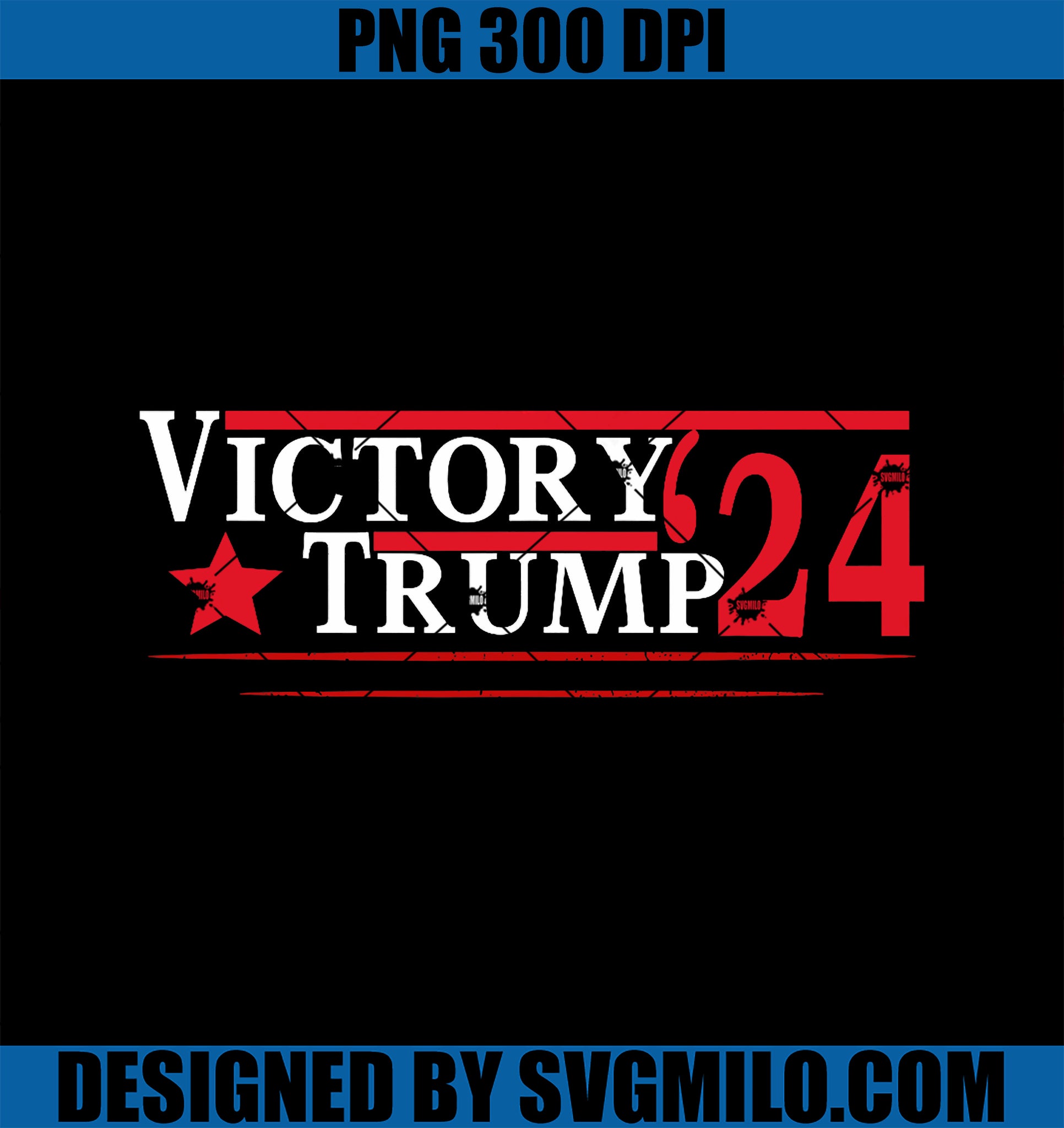 Victory Trump 2024 PNG, Trump President 2024 PNG, Trump 47th PNG