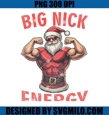 Vintage Bigs Nick Energy Santa Xmas Christmas PNG