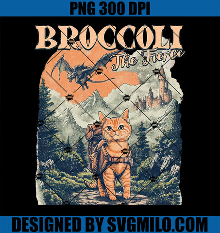 Vintage Broccoli PNG, The Fierce Quest Squad Fourth Wing Inspired  PNG