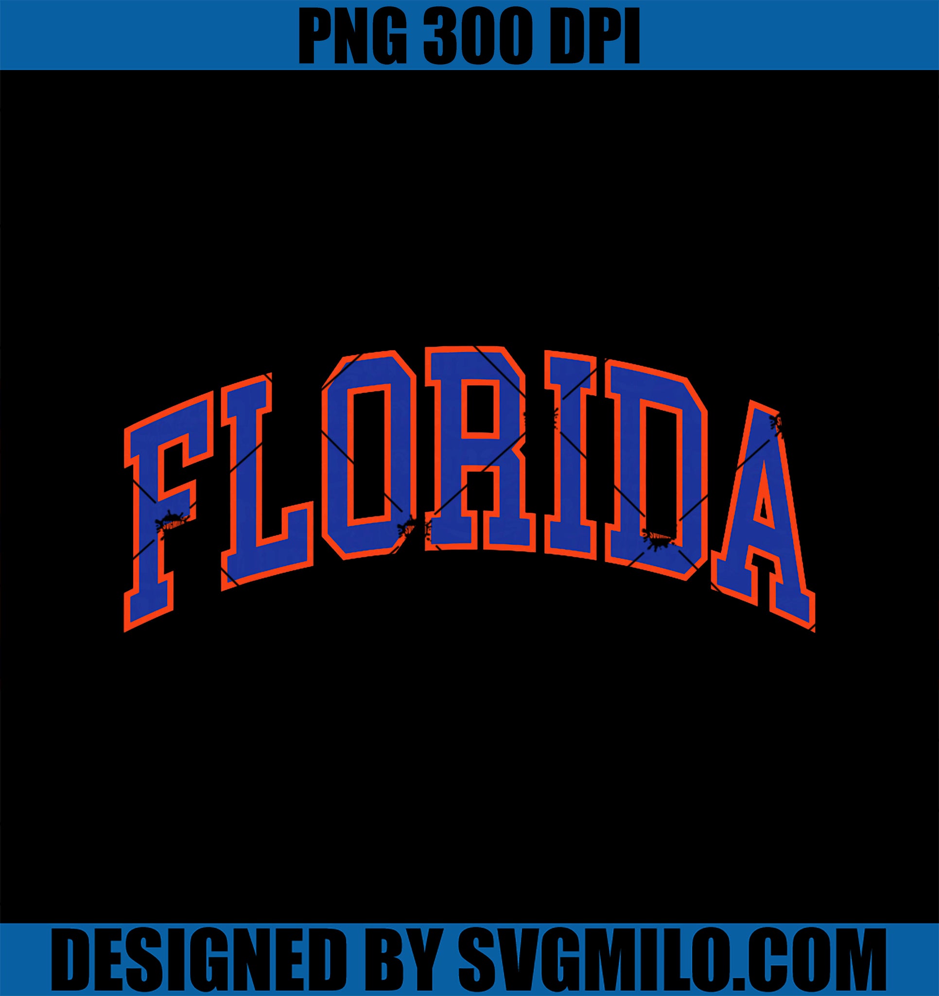 Vintage Florida Men PNG, Florida Women Retro Orange PNG