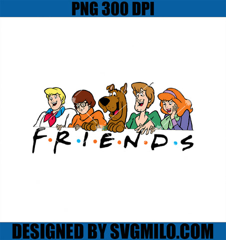 Vintage Friends Scooby Doo PNG, Scooby Doo Best Day Ever PNG