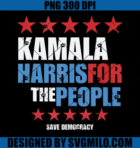 Vintage Kamala Harris 2024 For President Election Campaign PNG