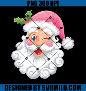 Vintage Retro Santa Claus Christmas PNG