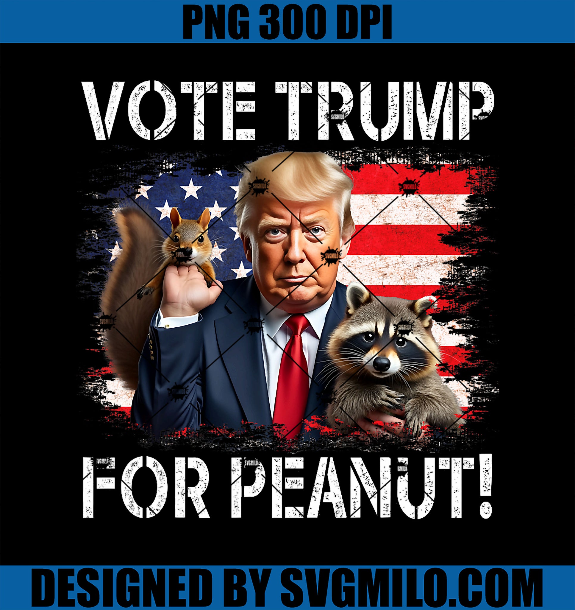 Vote Trump For Peanut The Squirrel PNG