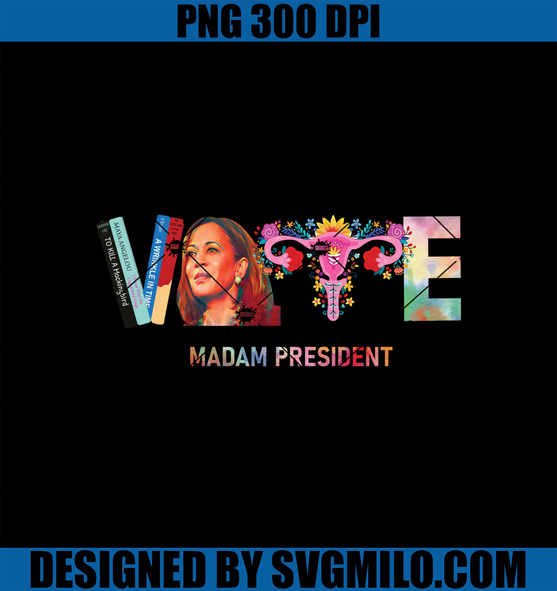 Vote Madam President PNG, Kamala Harris PNG