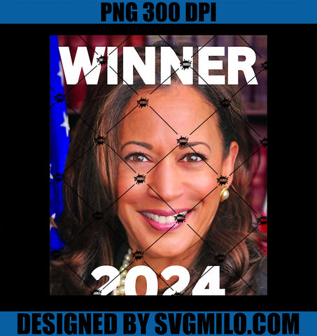 WINNER 2024 Madam President Kamala Harris Finish The Job PNG