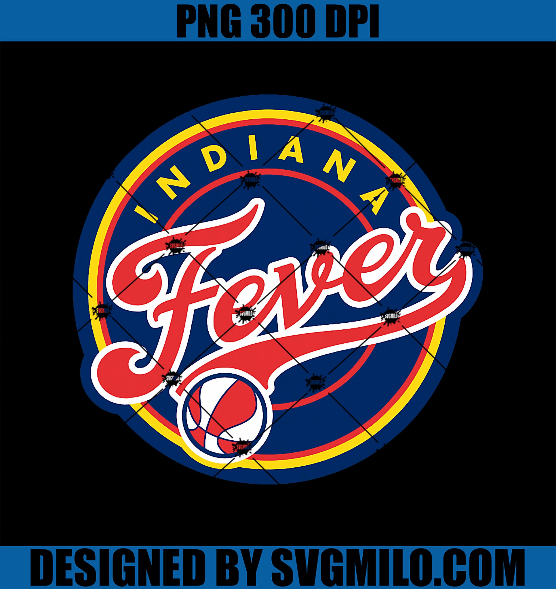 WNBA PNG, Indiana Fever Logo PNG