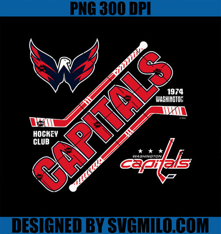 Washington Capitals Force Black Officially Licensed PNG