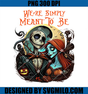 We’re Simply Meant To Be PNG, Jack and Sally PNG