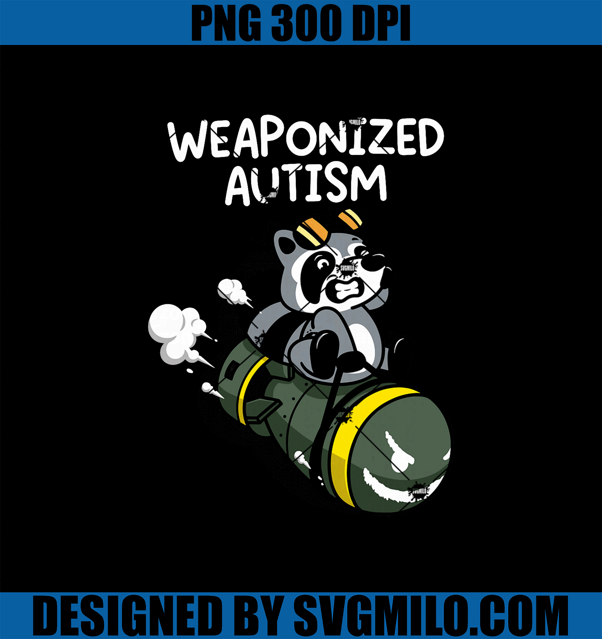 Weaponized Autism PNG, Raccoon PNG