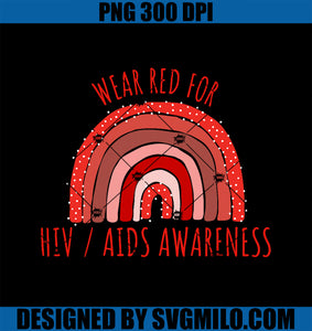 Wear Red For HIV  AIDS Awareness PNG,  HIV  AIDS PNG