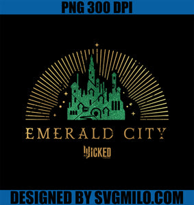 Wicked Emerald City PNG, Shiz Wicked PNG