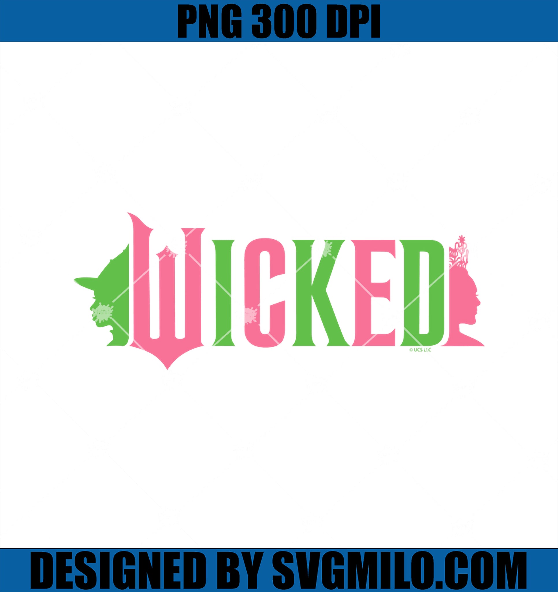 Wicked Pink & Green PNG