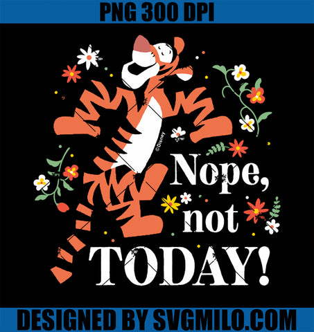 Winnie The Pooh PNG, Tigger Nope Not Today PNG