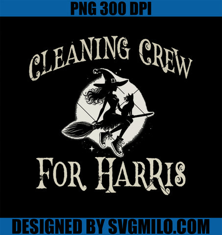 Witch CLEANING CREW for KAMALA HARRIS Custodian Housekeeping PNG