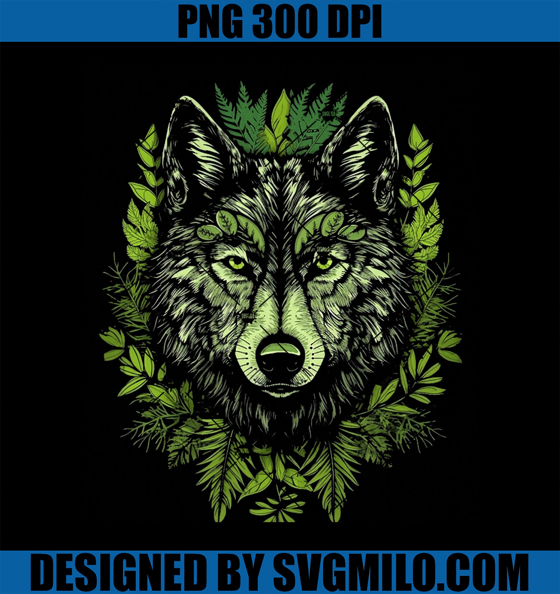 Wolf Cannabis Weed Leaf Marijuana 420 Stoner Wolves Lover PNG