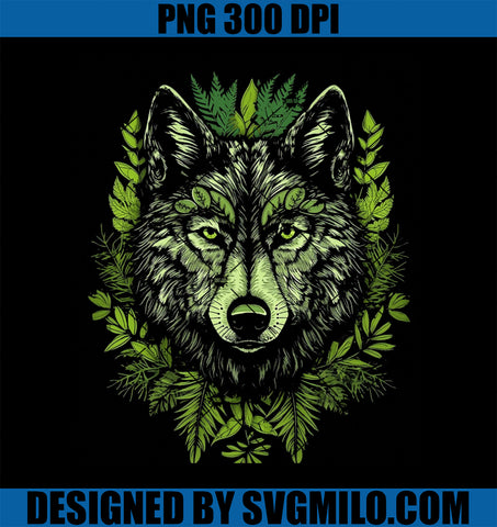 Wolf Cannabis Weed Leaf Marijuana 420 Stoner Wolves Lover PNG