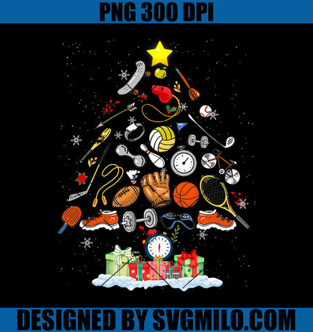 Y12n Physical Teacher Christmas Tree Merry Xmas PE Teacher PNG