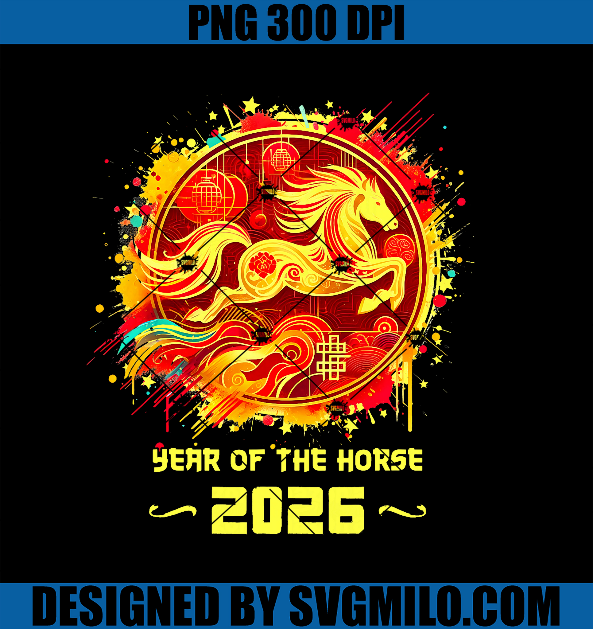 Year Of The Horse 2026 PNG, Lunar New Year Chinese New Year 2026 PNG