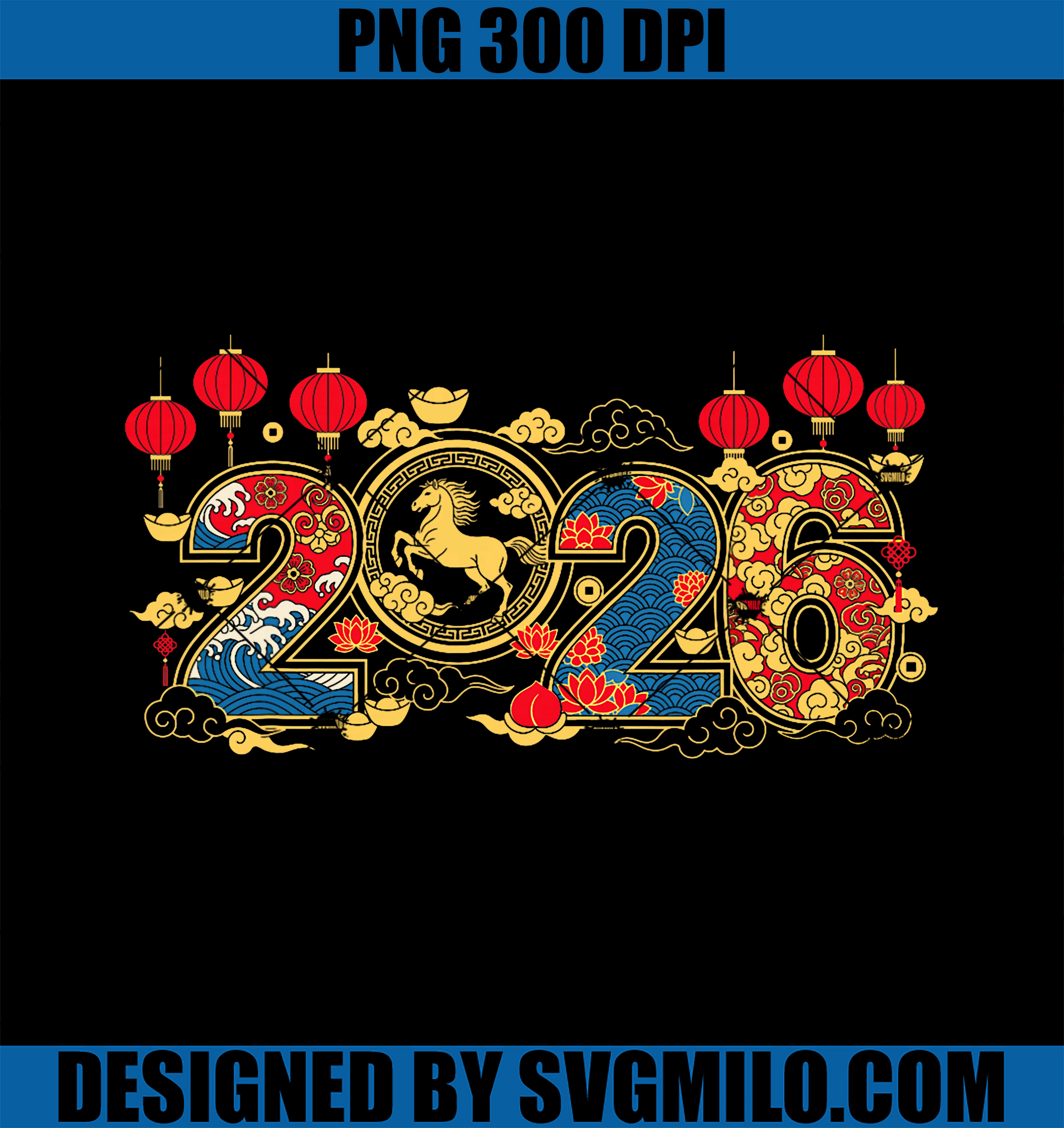 Year Of The Horse Chinese New Year 2026 PNG, Lunar New Year 2026 PNG