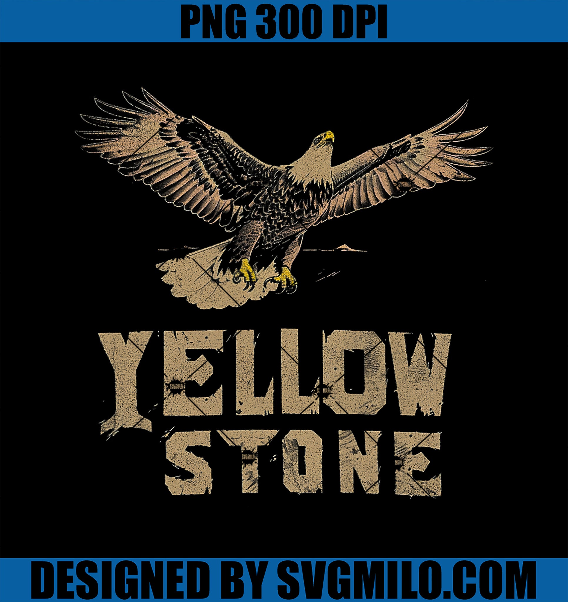 Yellowstone US National Park Vintage Men PNG