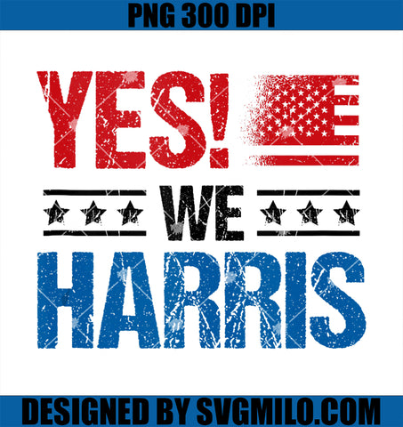 Yes we Harris Kamala Harris PNG