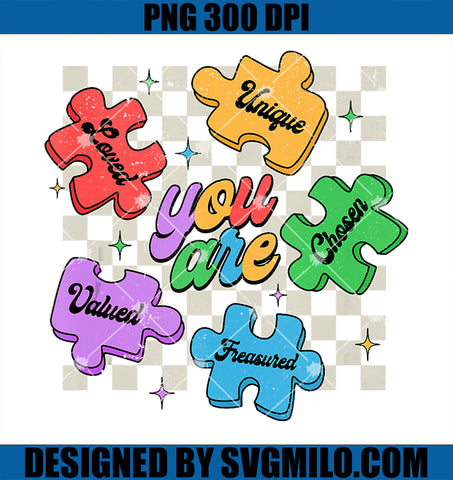 You Are Autism Christian Puzzle Jesus Bible Verse Religious PNG