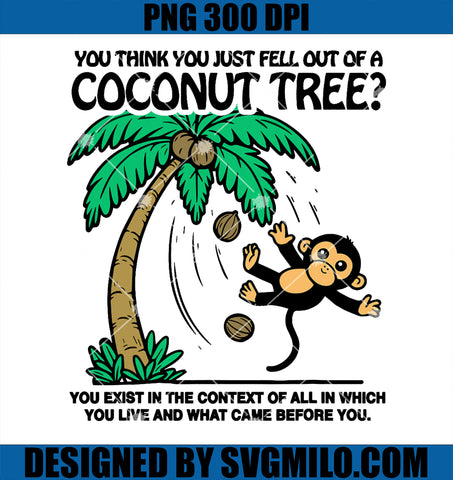 You Think You Fell Out Of A Coconut Tree PNG, Funny Kamala-Harris PNG