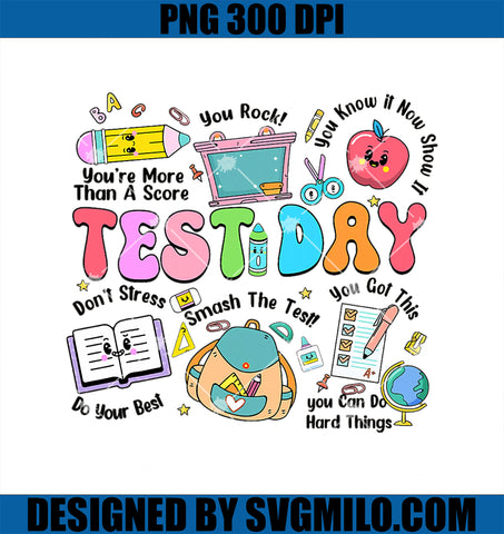 You're More Than A Score Retro Teacher Test Day PNG, You Got This PNG