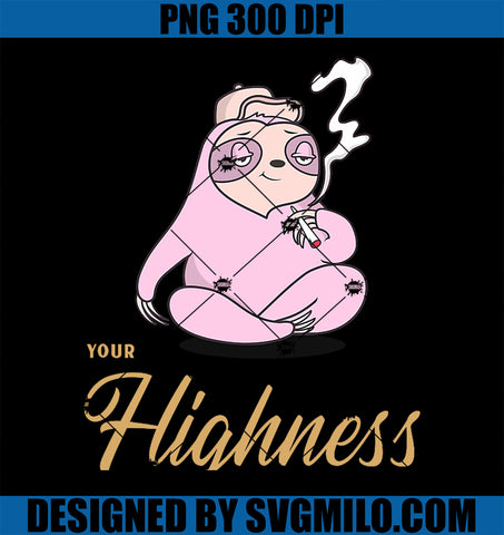 Your Highness Weed Panda Marijuana PNG