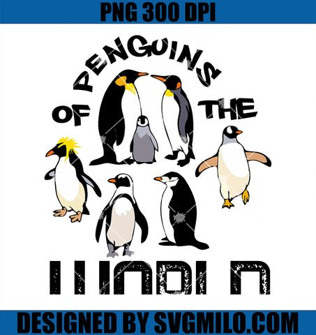 Youth Penguins Of The World PNG, Funny Animals Cute Penguin PNG