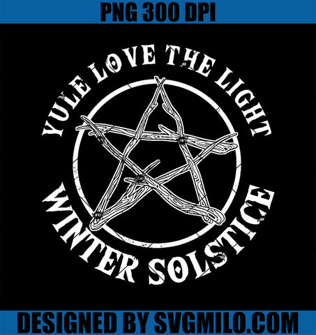 Yule Love The Light Winter Solstice Celebrations Pentagram PNG