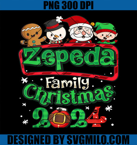 Zepeda Family Christmas 2024 PNG