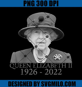 1926 -2022 Rest In Peace Queen Elizabeth PNG, Legendary Queen 1926-2022 PNG