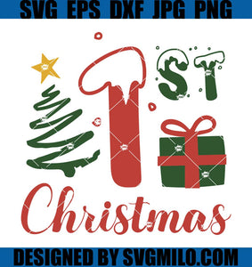 1st-Christmas-Svg_-Gift-Box-Svg_-Xmas-Tree-Svg_-Christmas-Svg
