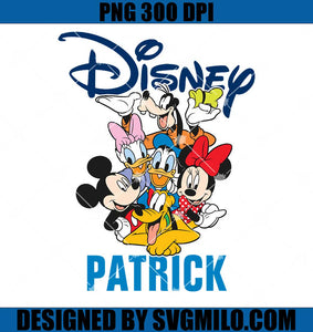 Mickey & Friends PNG, Family Vacation PNG, Disney Patrick PNG