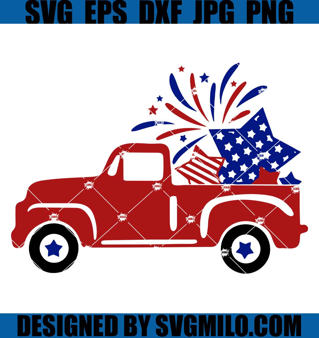 4th-Of-July-Truck-Svg_-4th-Of-July-Svg_-Truck-With-Stars-Svg_1200x1200 ...